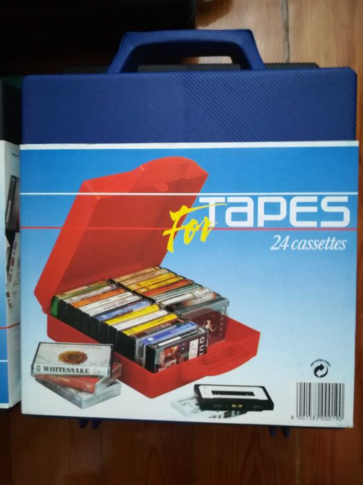 Caixas de transporte de cd e cassetes || caixa de tabaco vintage