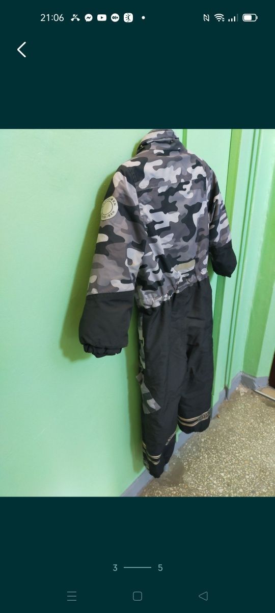 Kombinezon narciarski Nordbjorn zimowy wodoodporny 122 cm