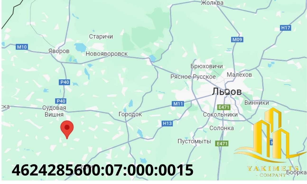 Продаж земельної ділянки СГ призначення, площа 2.3845 га Никловичі