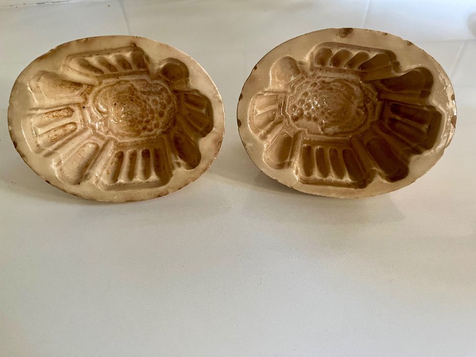 Antigos e raros moldes para marmelada, gelatinas, pudins…Massarelos