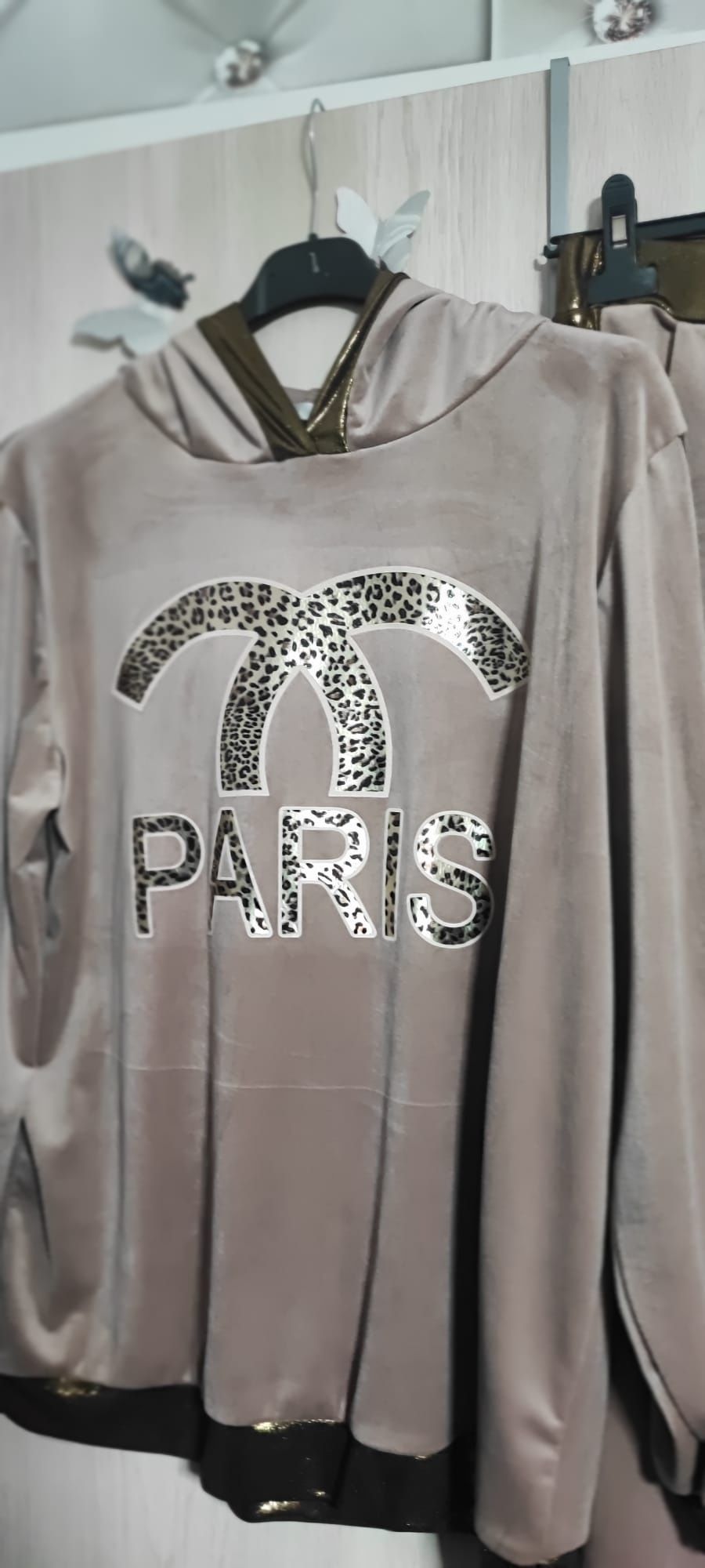 Dres welurowy CCParis wieksze rozmiary