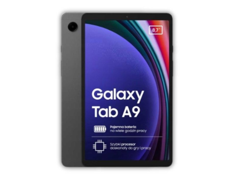 TABLET SAMSUNG Galaxy Tab A9 4/64GB WiFi Helio G99 Grafit - WYPRZEDAŻ