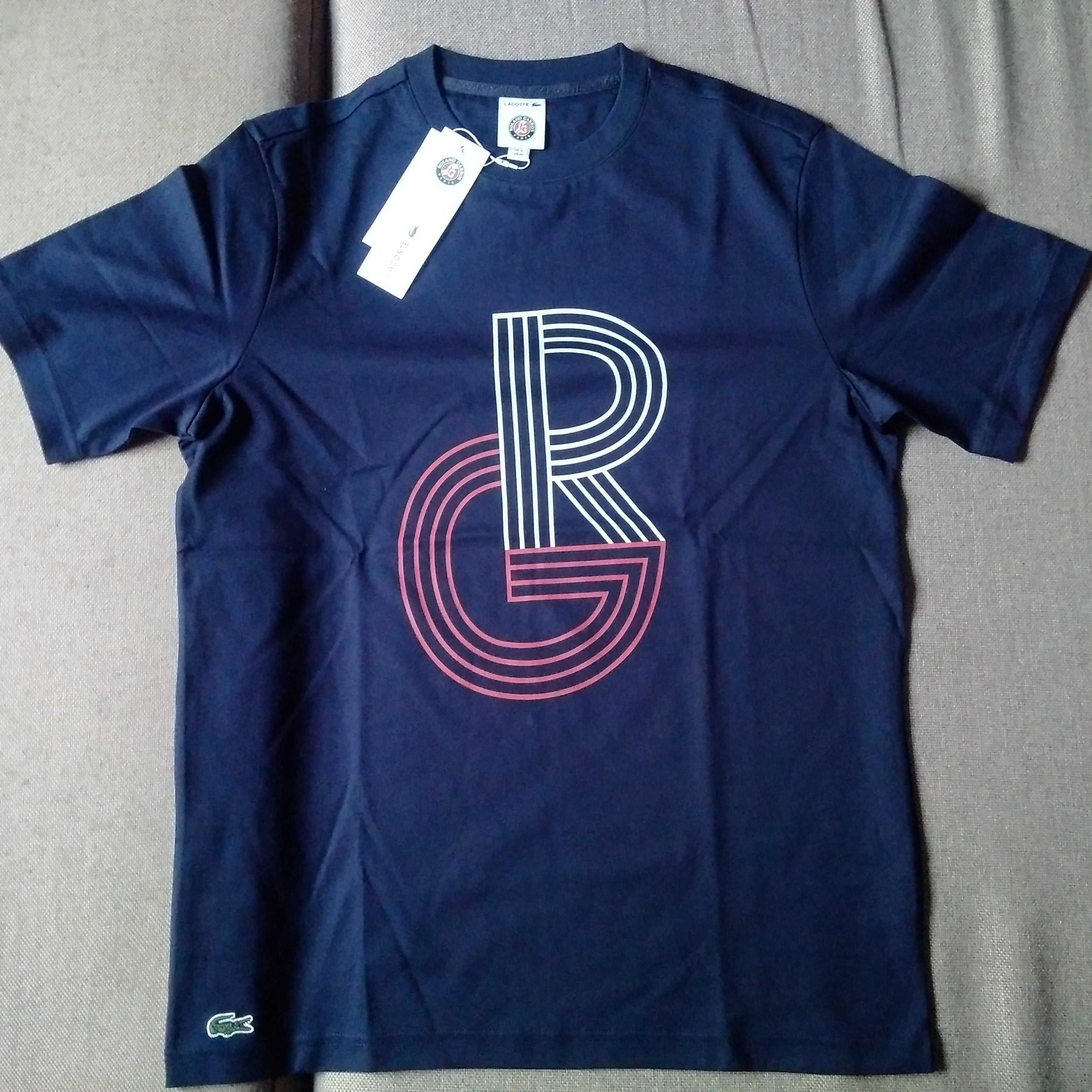 Nowy t-shirt Lacoste Roland Garros rozm. M