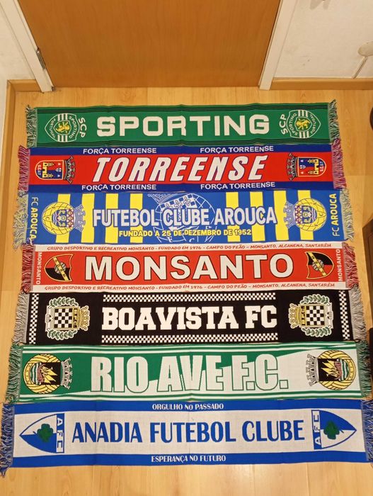 Cachecol - vários clubes de futebol nacionais novos, pede o teu!