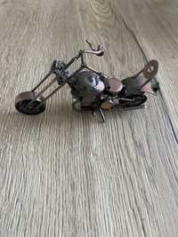 Motocykl metalowy model Harley zabawka ozdobny