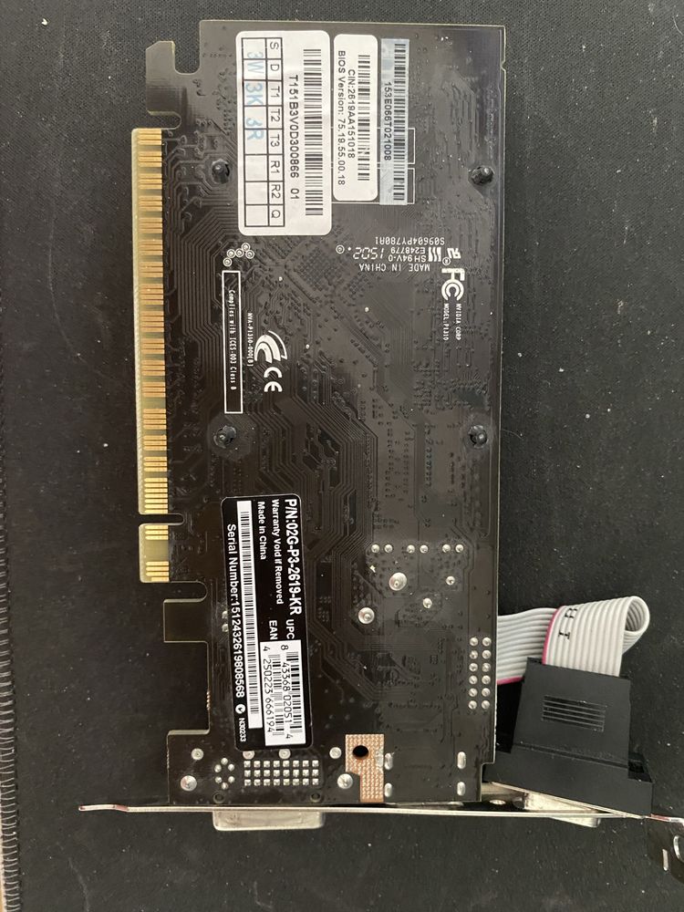 Placa de Video/Grafica EVGA GeForce GT 620