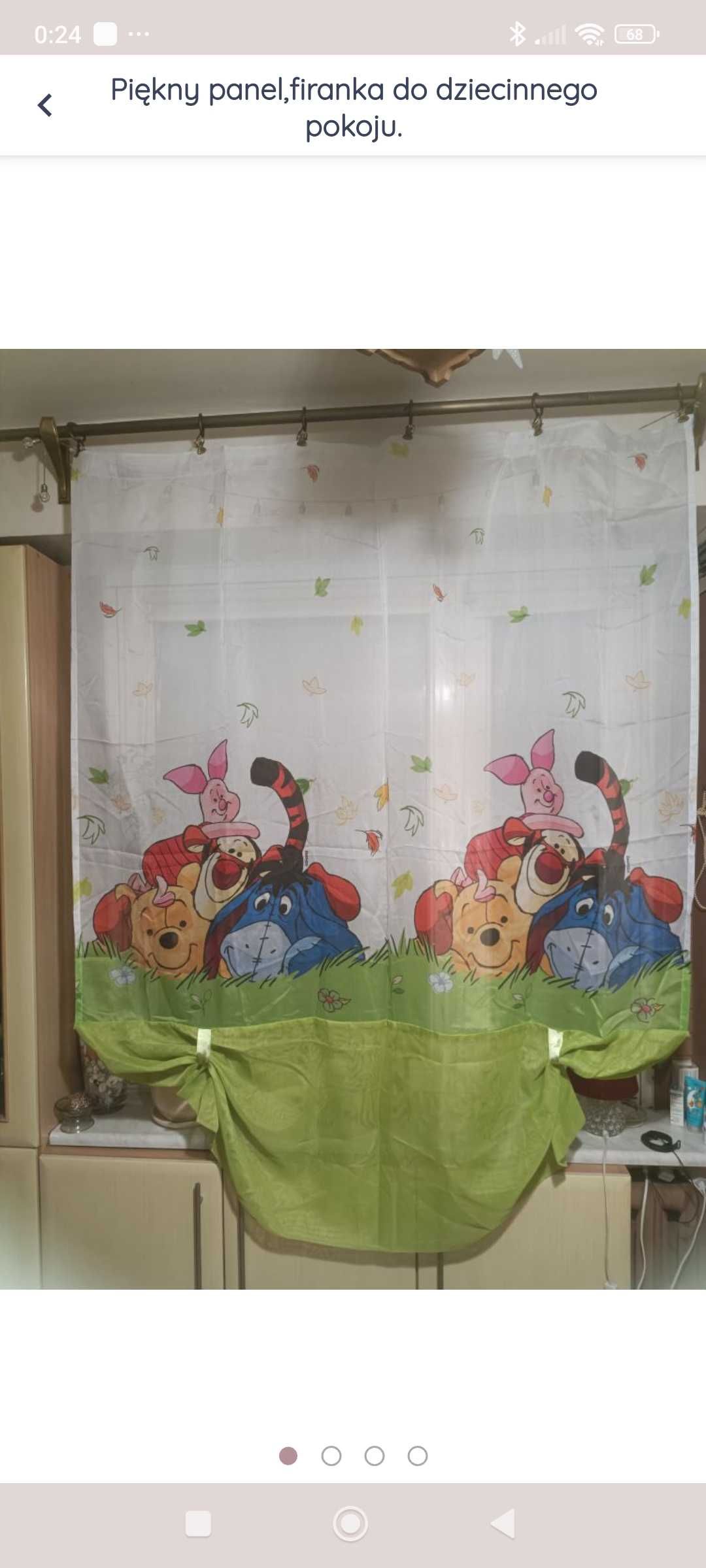 Piękne panele,firanki do dziecinnego pokoju.Disney.