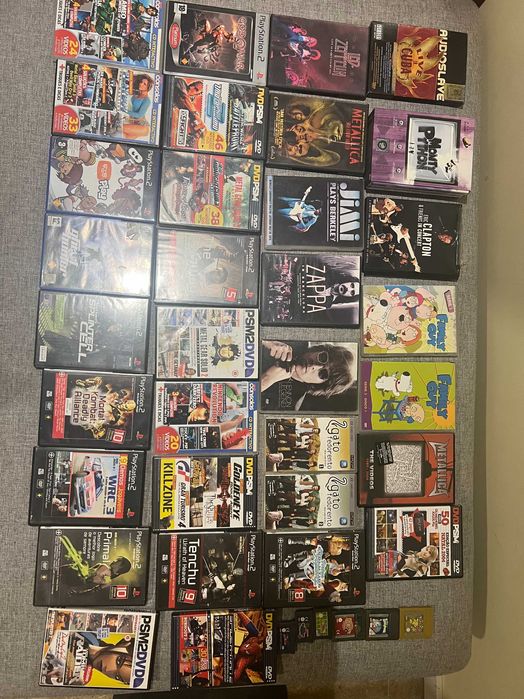 Jogos PS2 / PS3 / DVDs /Etc.