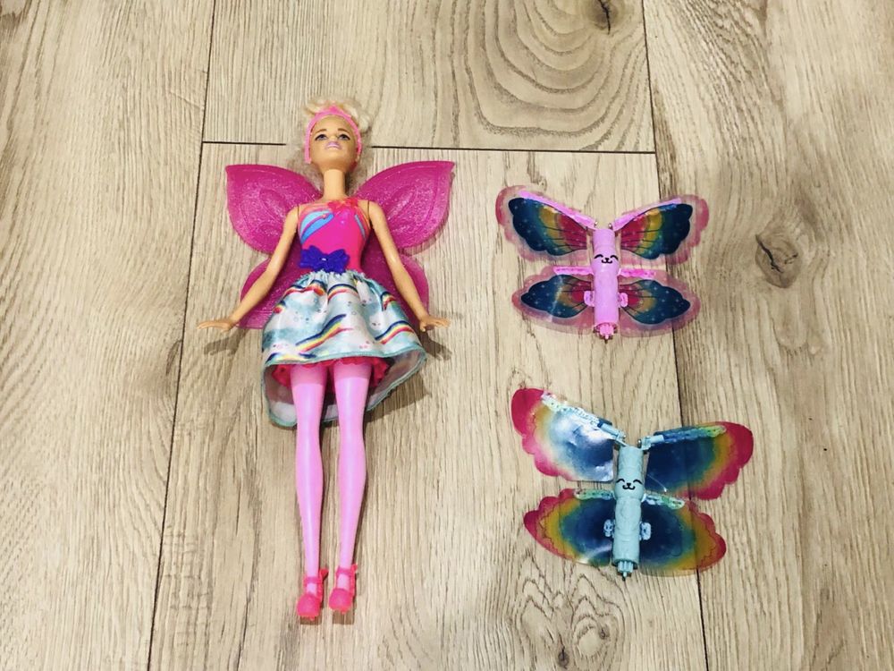 Barbie Wróżka Latające Skrzydełka