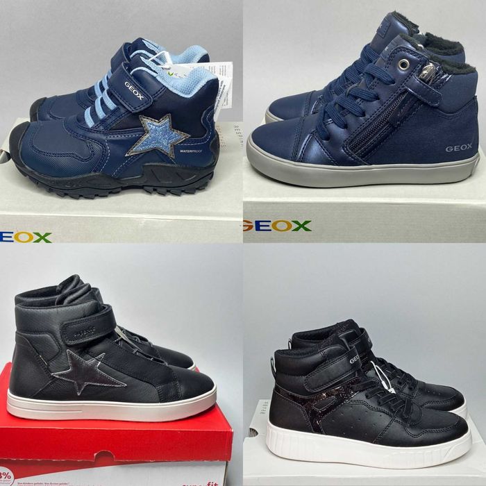 Черевики хайтопи Geox 24,26,27,28,30,31,32,37,39,40 р-8 мод демісезон