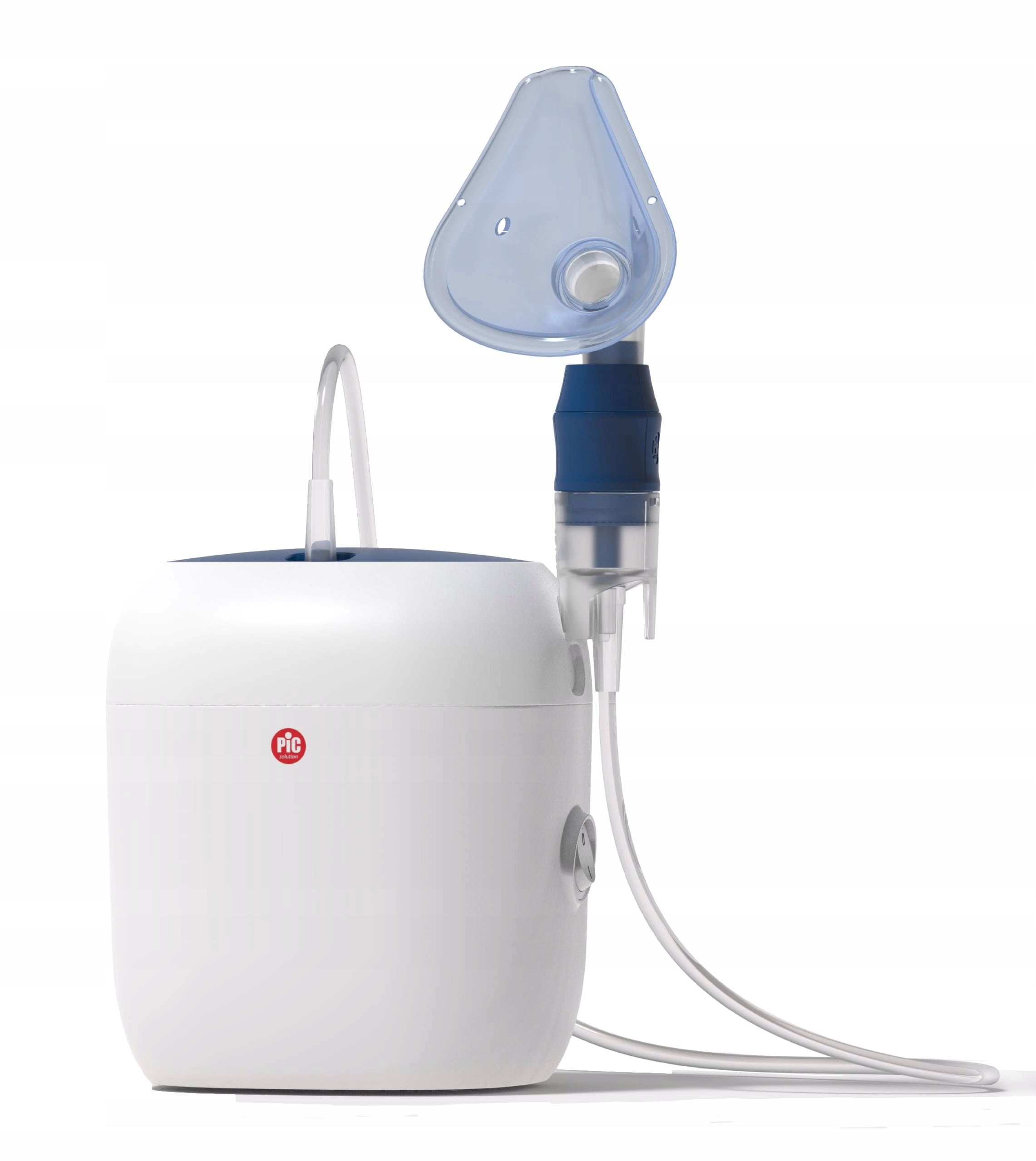 inhalator pic solution air family evolution tłokowy biały + akcesoria