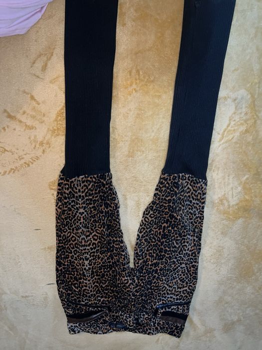 Spodnie w panterke cinema donna vintage retro