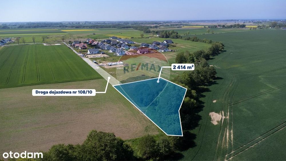 Działka z WZ o pow. 2414 m2 w Mścicach!
