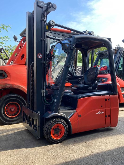 Linde E16-386 Triplex 5,5m lub 6,5m, bateria 2020r 4 hydr. E12 E14 E20