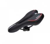 SIEDZENIE Rowerowe Mtb Czarno/Czer Gel