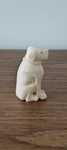 Netsuke kość pies