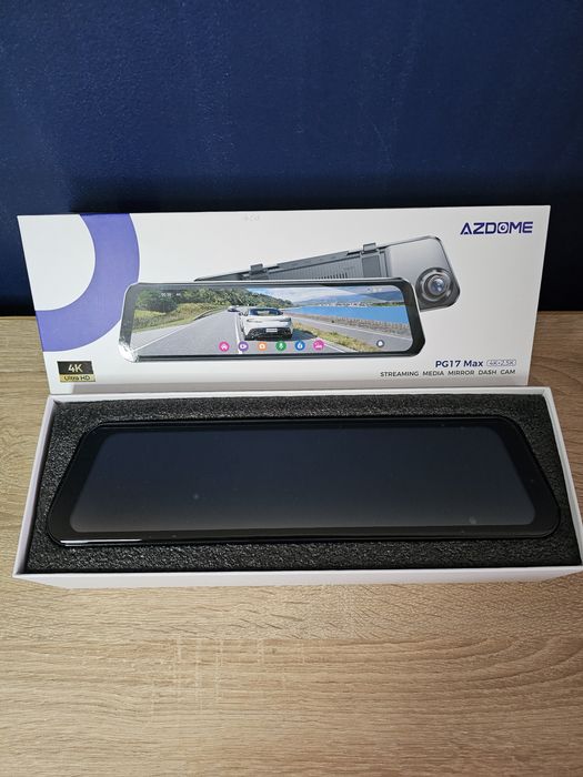 Lusterko samochodowe z kamerą, AZDOME PG17 Max. 4K/NOWE!
