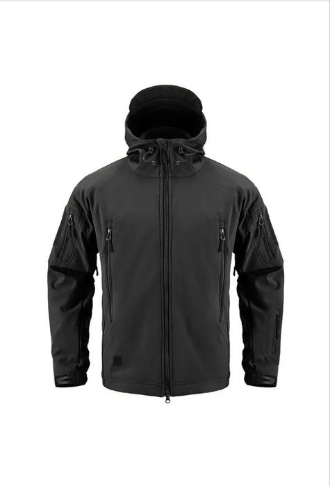 Куртка Тактична Softshell Shark Skin Чорна Софтшелл