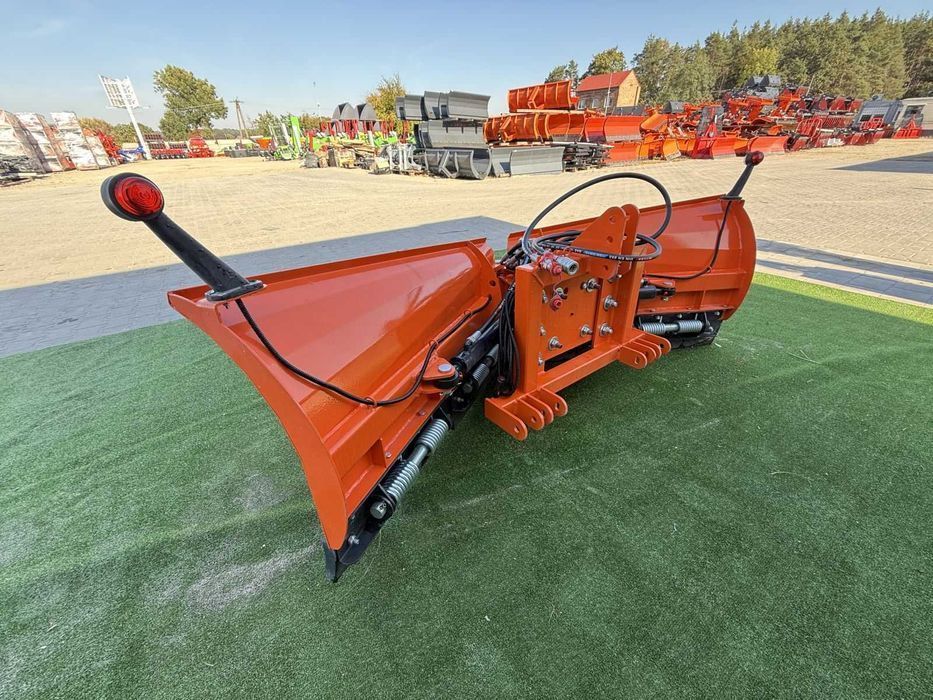 Pług lekki SKŁADANY do śniegu Metal-Technik spych śnieżny strzałka