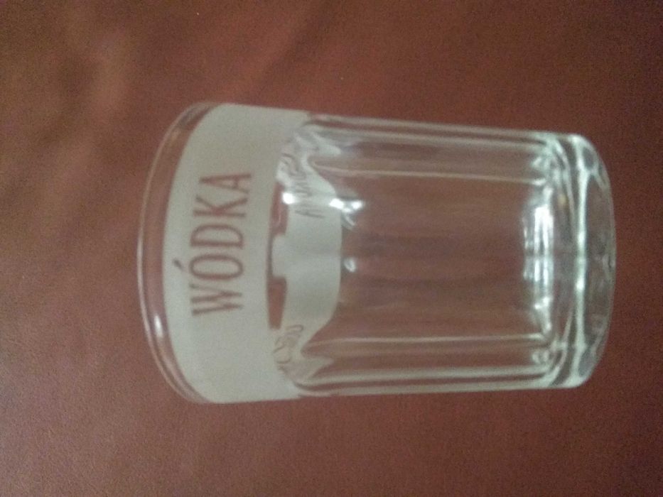 szklanka z logo Wódka Żołądkowa Gorzka