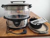 Parowar Clatronic DG 3083 Profi Cook. Stalowy