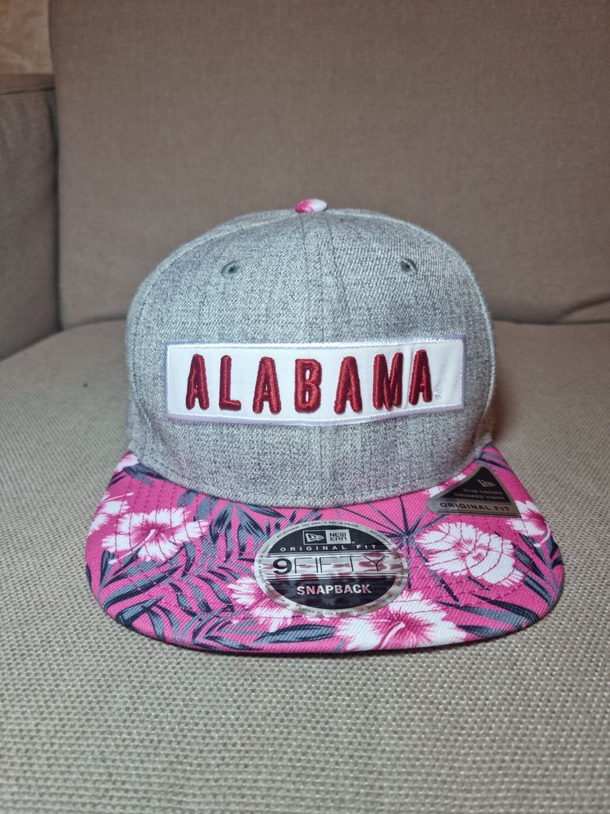 Кепка Men's New Era Gray Alabama Crimson Tide Summer Vibes 9FIFTY Snap