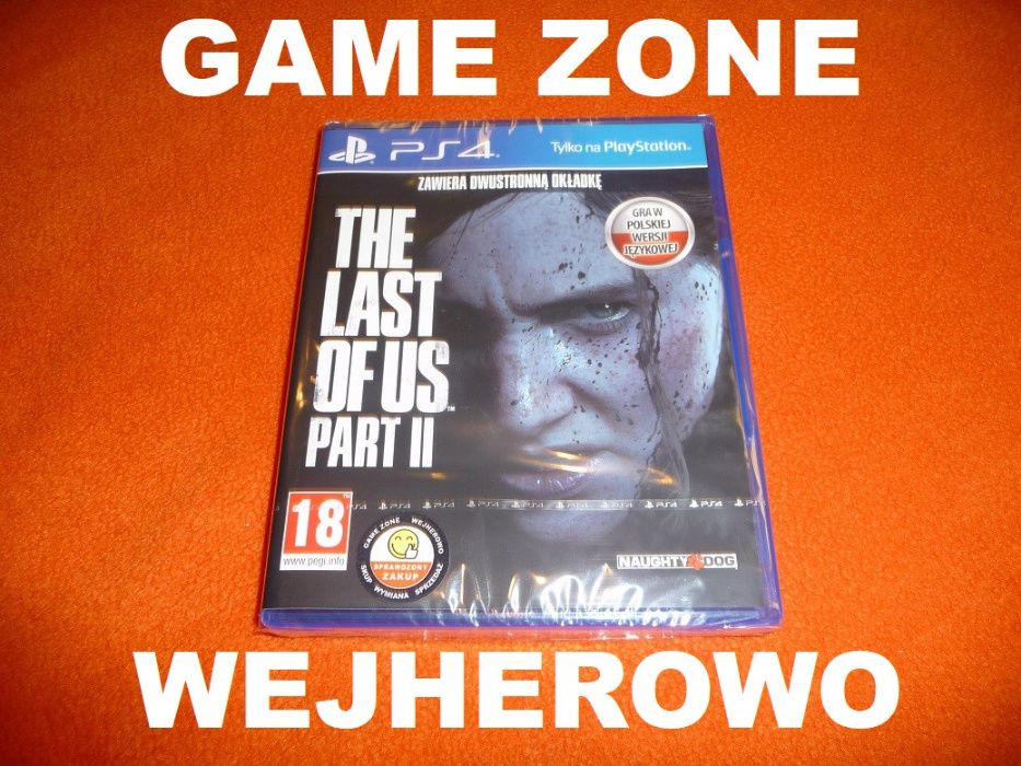 The Last of Us Part 2 PS4 + Slim + Pro + PS5 = PŁYTA PL Wejherowo