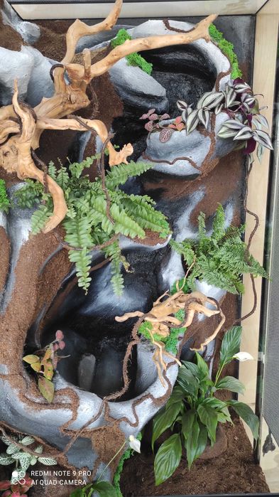 Terrarium z wodospadem i poszerzoną wentylacja, TW11KW, AquaWaves