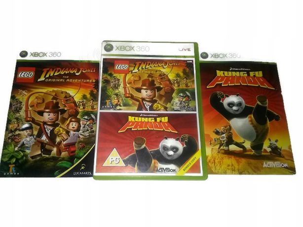 Lego Indiana Jones + Kung Fu Panda Xbox 360 !