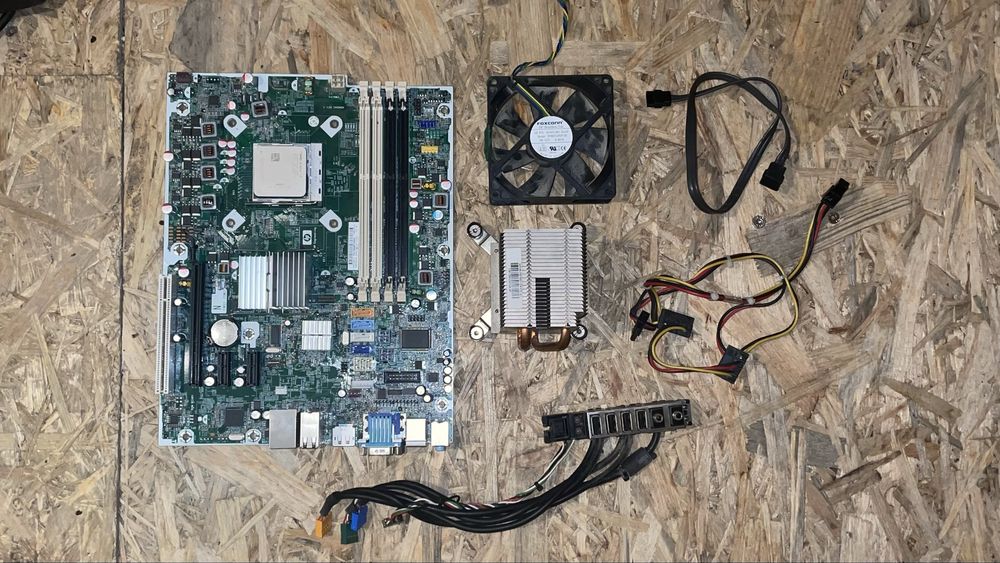 Części komputerowe (HP N-Alvorix, AMD Athlon II…)