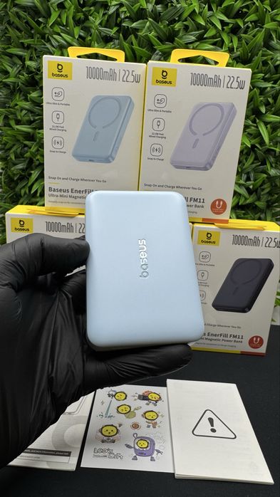 Стильний павербанк Базеус 10000 mAh 20w ultra slim powerbank Baseus