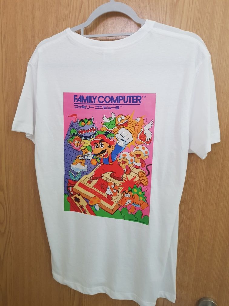 T-shirt Super Mario Bros. Famicom branca M