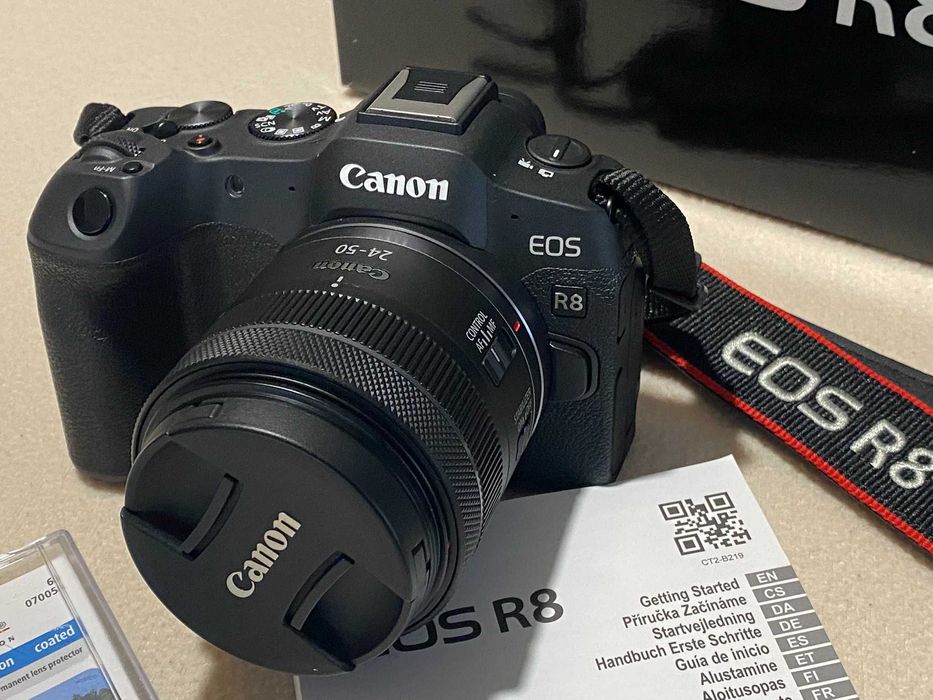Máquina Fotográfica Canon R8 + Lente 24-50