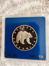 Moneta srebrna 100 zł 1983 Niedźwiedź