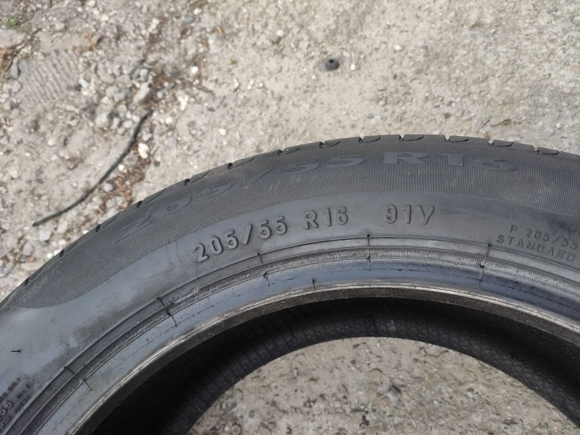 205/55/16 dwie opony letnie Pirelli