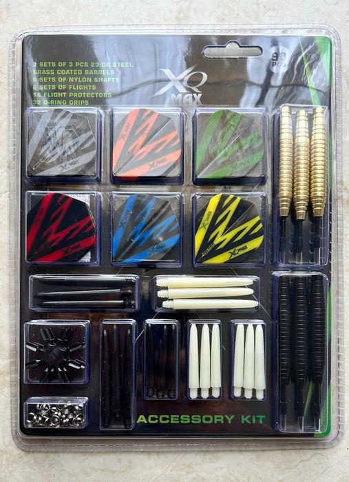 Lotki do darta 6 sztuk ( steel ) + 90 akcesoria