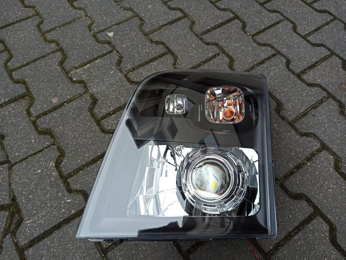Transit MK7 biled bi-led reflektory retrofit regeneracja nie Xenon h4