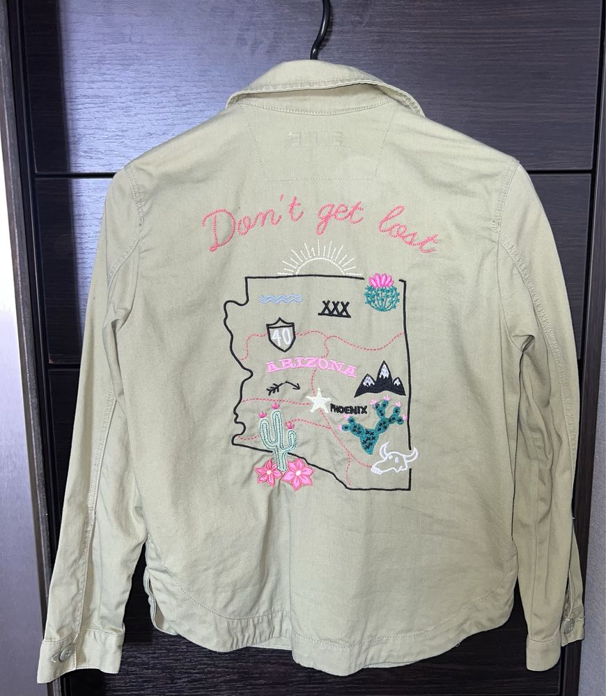 Котонова куртка-рубашка, H&M, 10-11 років