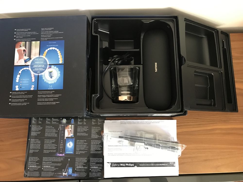 Philips Sonicare 9700 HX9954/57 Lunar Blue szczoteczka soniczna HX993L