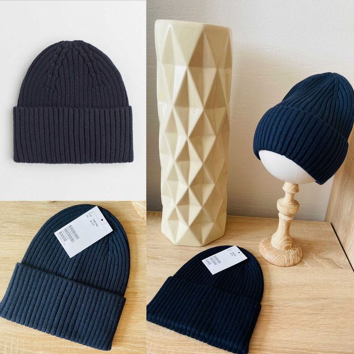 В,язані шапки в рубчик -  від h&m ріст від 6 до 14  років