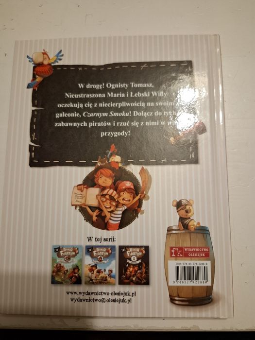 Banda piratów. Tajemnicza wyspa. Książka dla dzieci.