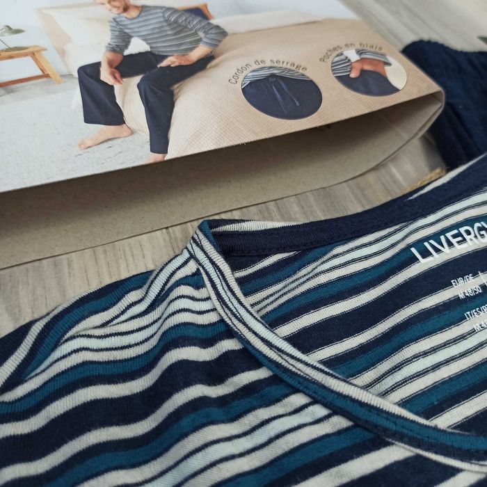 Піжама чоловіча з фланелевими штанами Livergy XL і  S