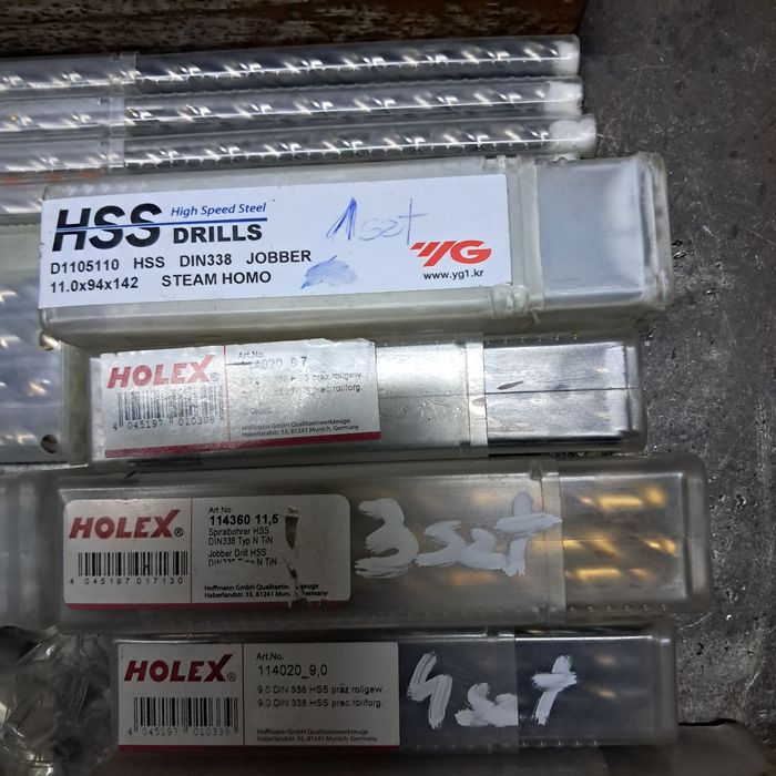 Wiertła do metalu nowe hss