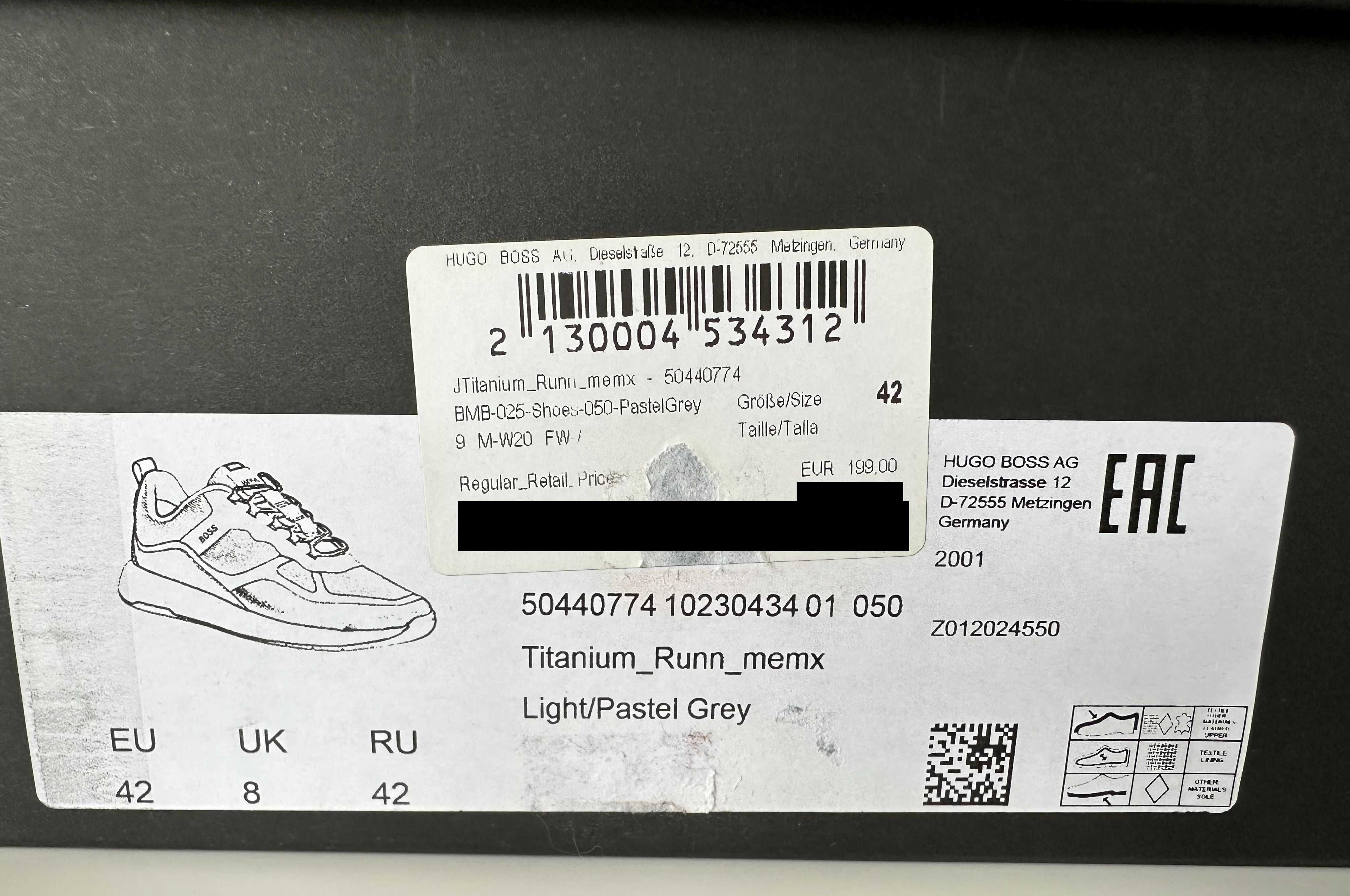 HUGO BOSS buty sportowe męskie rozmiar 42