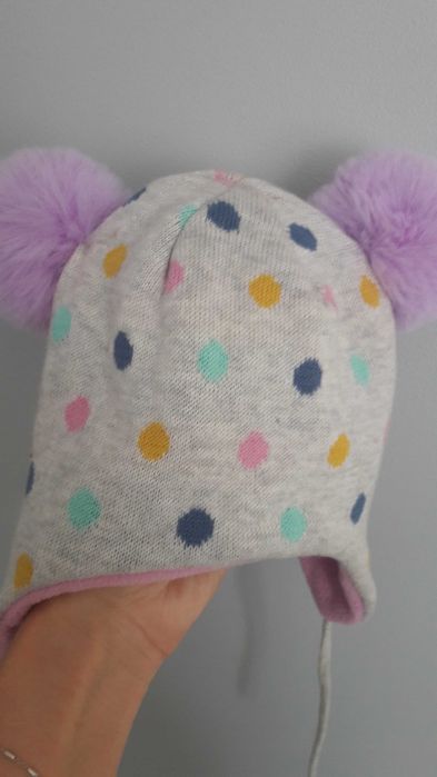 Czapka dziewczęc r.40/42 jak nowa