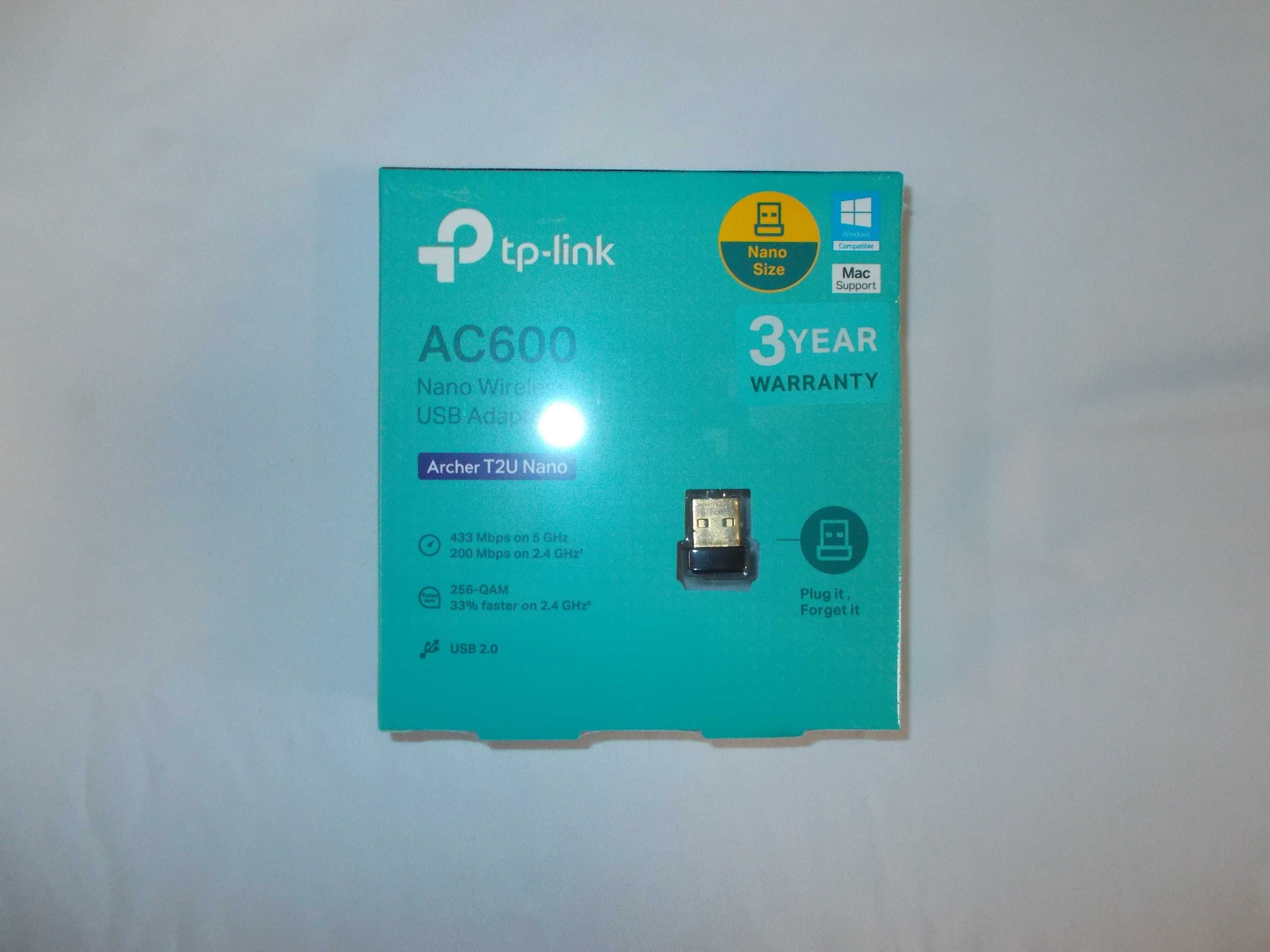 Nowa Karta Wi-Fi TP-Link Nano AC600 USB (2.4GHz i 5GHz)