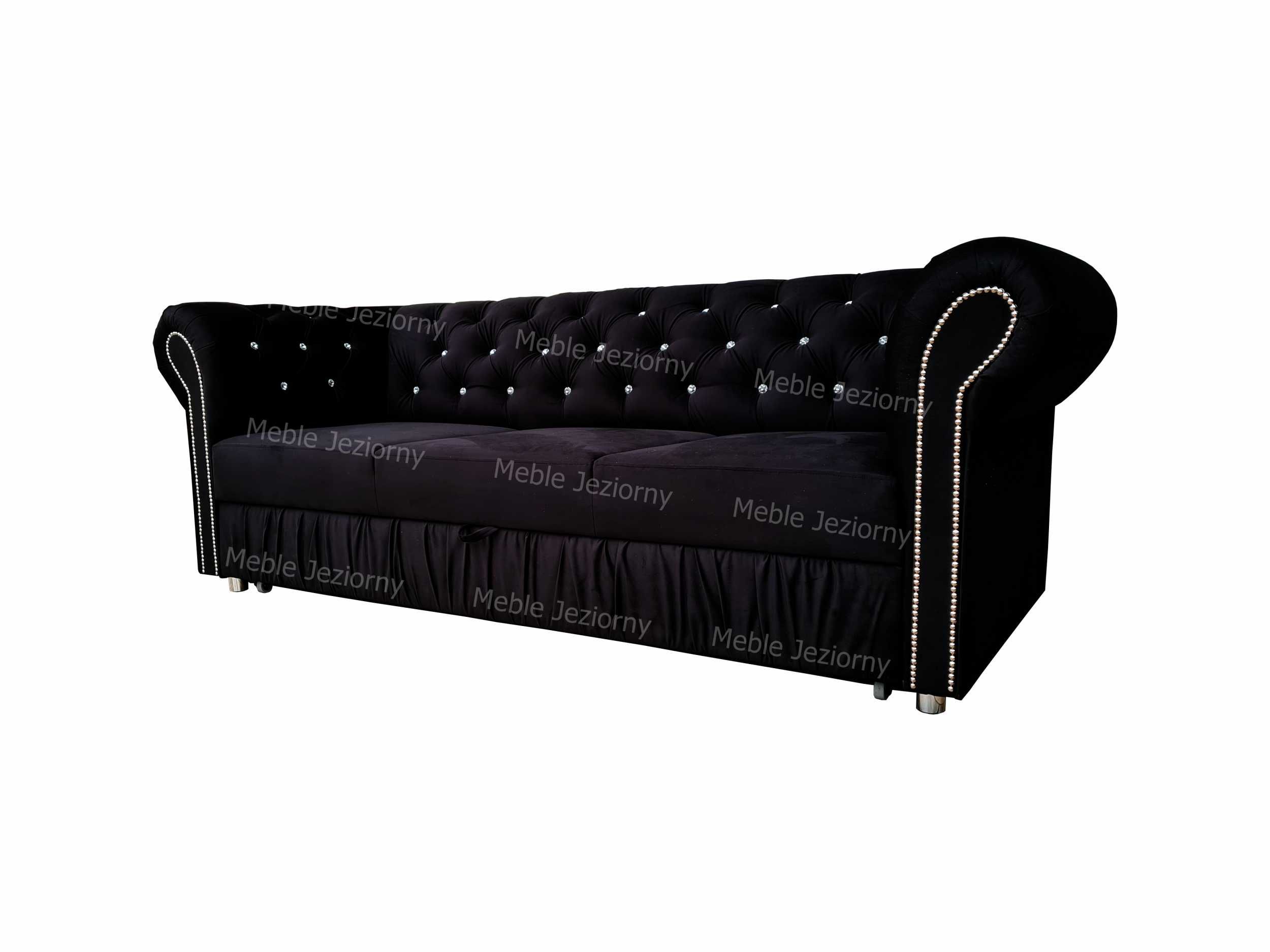 Sofa chesterfield z funkcją spania