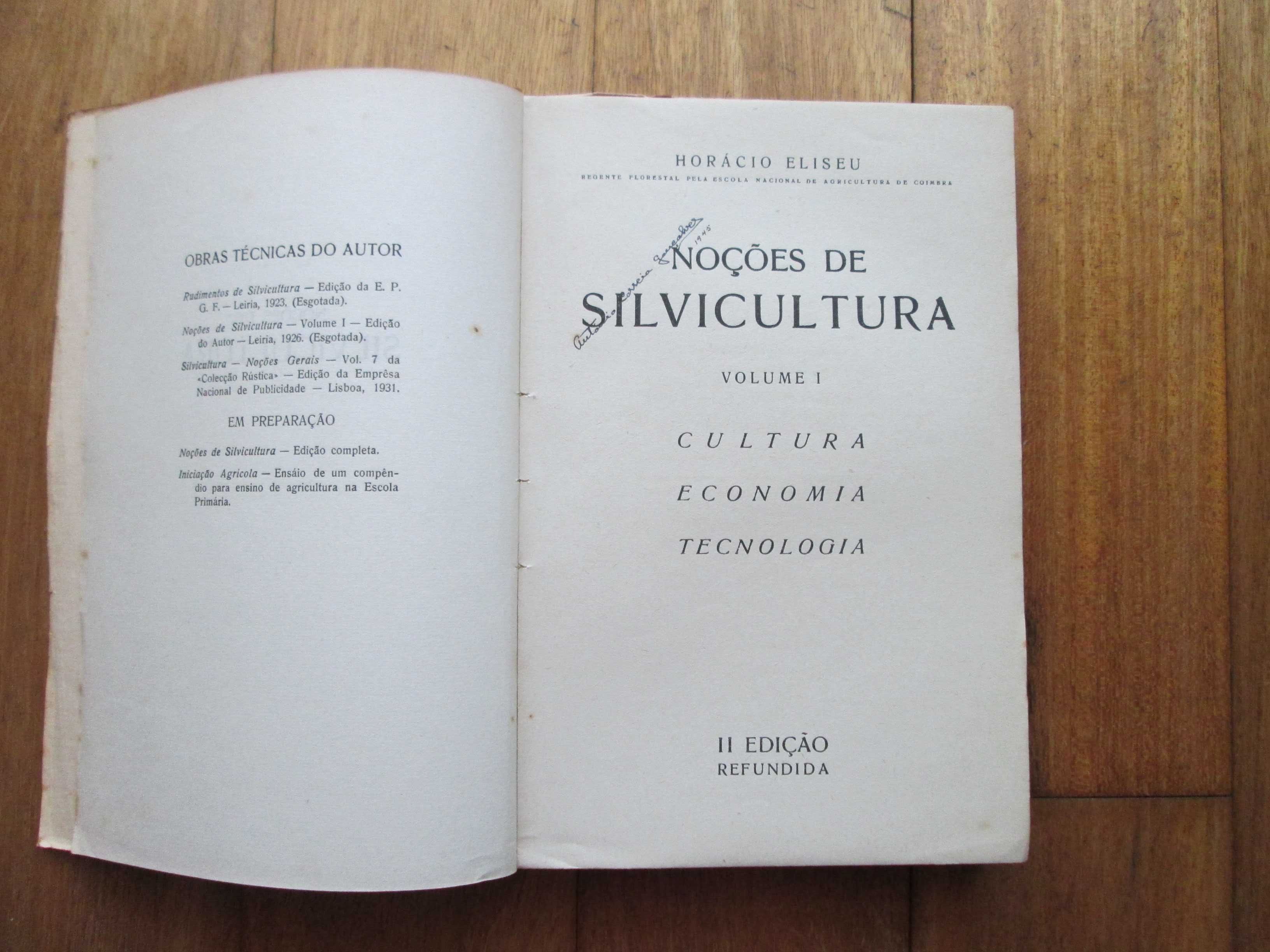 Agricultura - Silvicultura - 4 Livros Antigos