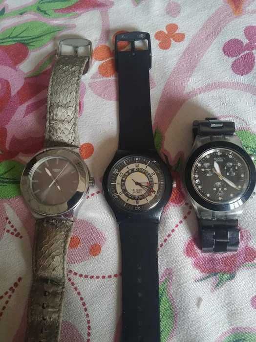 **3 relógios swatch senhora, tudo 25€+ oferta bijuteria***