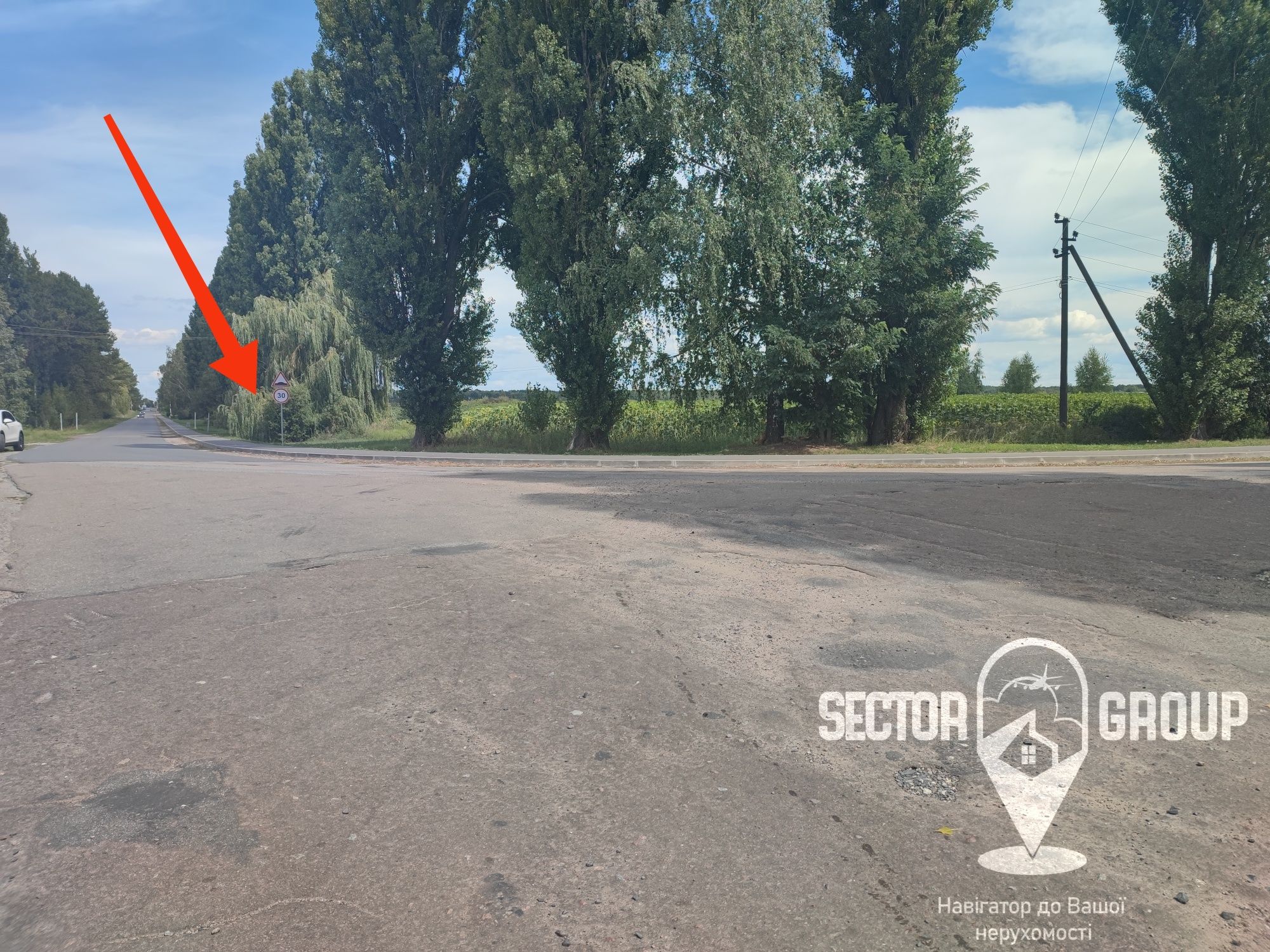 Фасад на Овочевій 10 соток